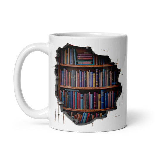 Bookshelf Mug - Hidden Library